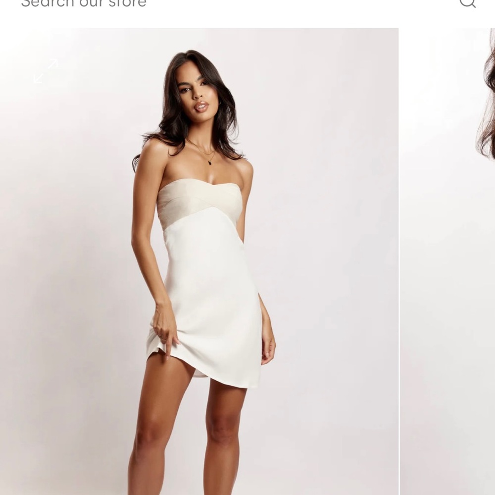 MESHKI strapless dress